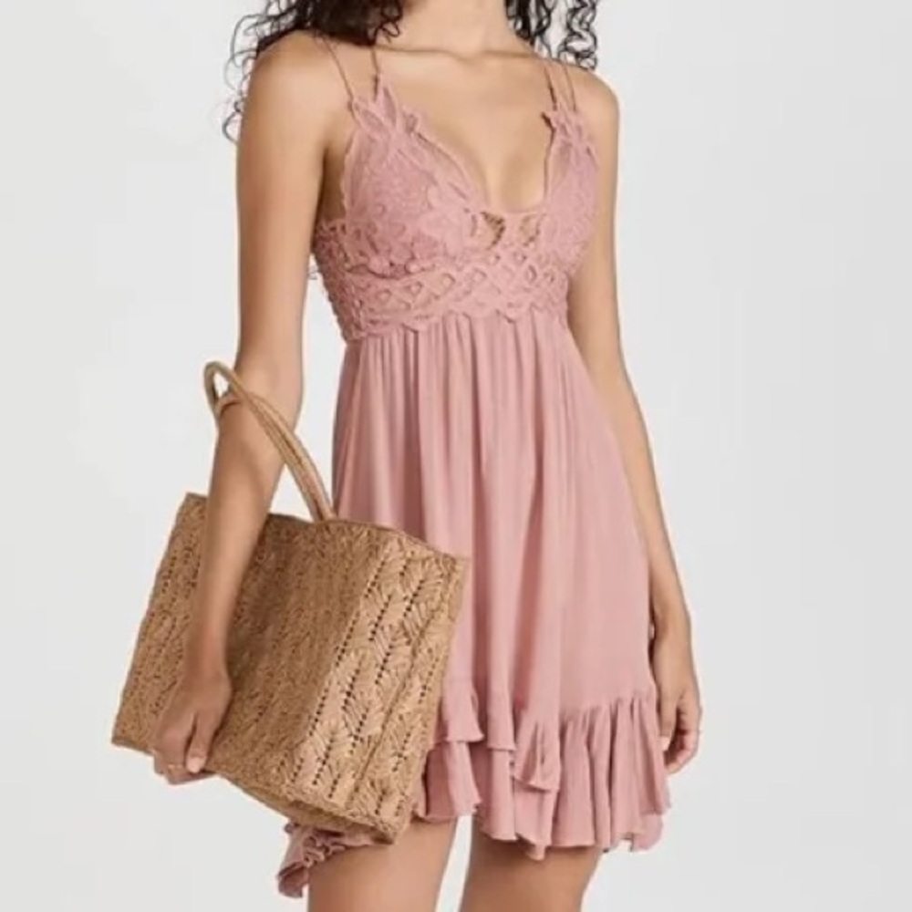 Free People Adella Slip Dress